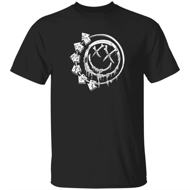 Blink182 Merch Bones Tee Shirt