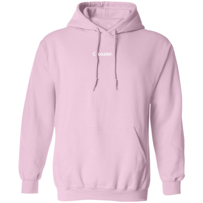 Glossier Original Pink Hoodie Sweatshirt