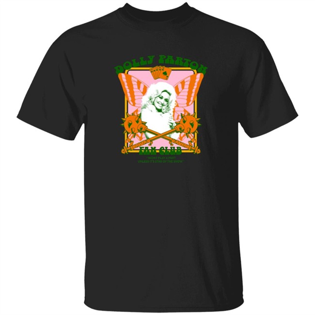 Dolly Parton Fan Club Tee Black