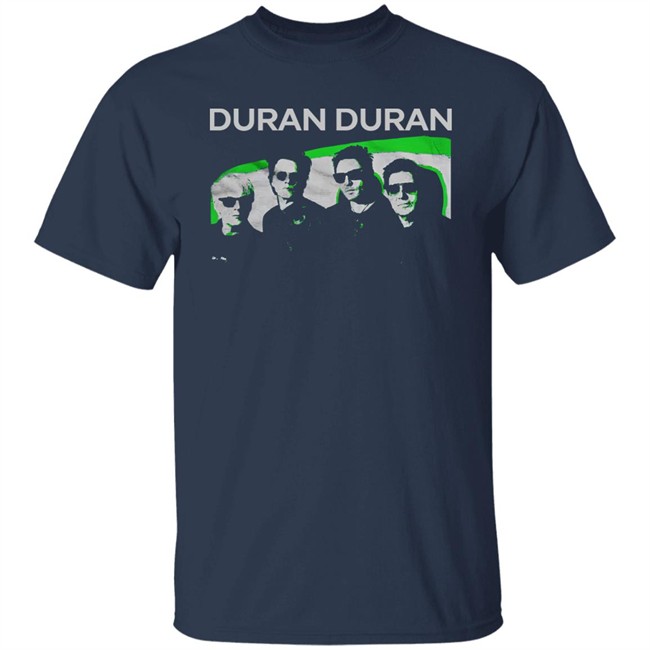 Duran Duran Official Store Merch Bandshot T Green Image Shirt Duran Duran Official Store Merch Bandshot T Green Image Shirt
