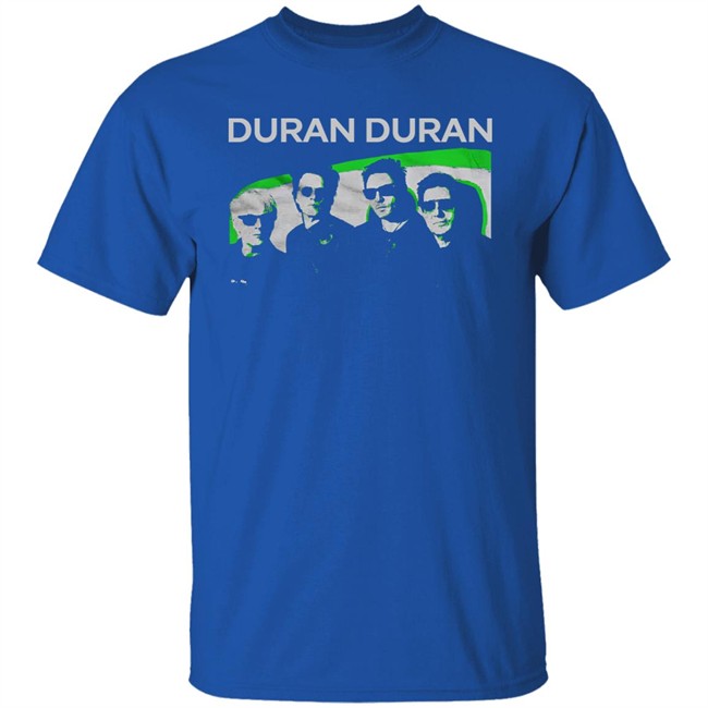 Duran Duran Official Store Merch Bandshot T Green Image Shirt Duran Duran Official Store Merch Bandshot T Green Image Shirt