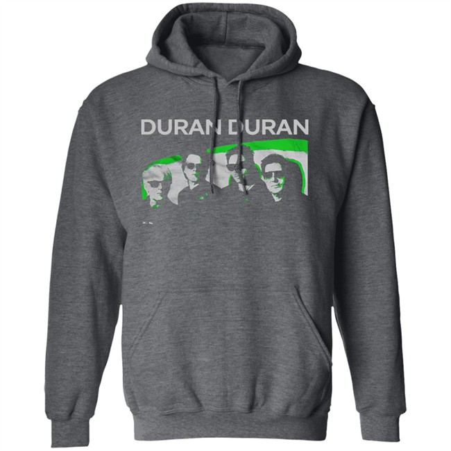 Duran Duran Official Store Merch Bandshot T Green Image Shirt Duran Duran Official Store Merch Bandshot T Green Image Shirt