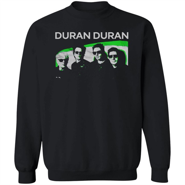 Duran Duran Official Store Merch Bandshot T Green Image Shirt Duran Duran Official Store Merch Bandshot T Green Image Shirt