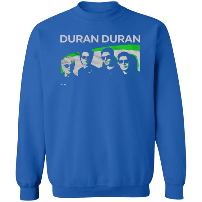 Duran Duran Official Store Merch Bandshot T Green Image Shirt Duran Duran Official Store Merch Bandshot T Green Image Shirt