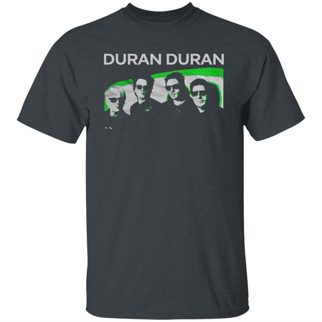 Duran Duran Official Store Merch Bandshot T Green Image Shirt Duran Duran Official Store Merch Bandshot T Green Image Shirt
