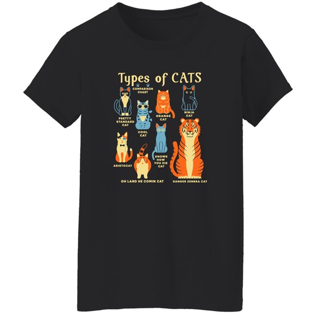 Snorg Tees Shop Types Of Cats Shirt Snorg Tees Shop Types Of Cats Shirt