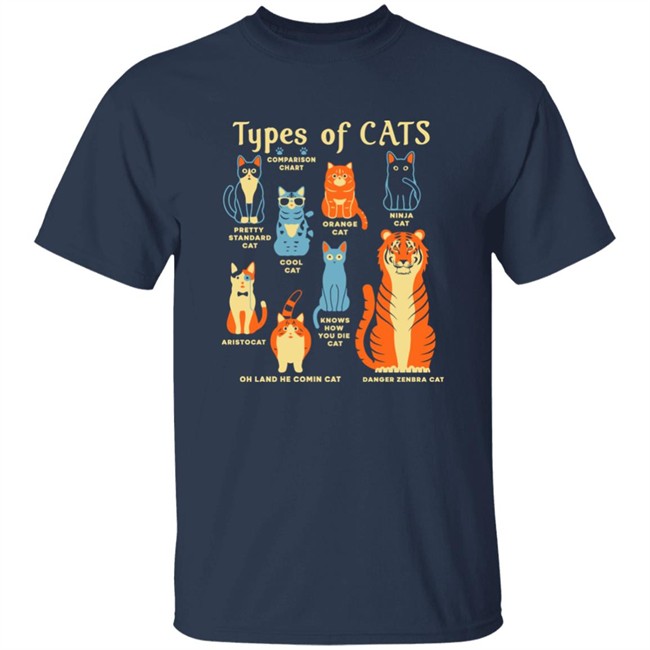 Snorg Tees Shop Types Of Cats Shirt Snorg Tees Shop Types Of Cats Shirt