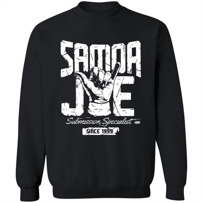 AEW Shop All Elite Wrestling Samoa Joe Submission Specialist Since 1999 Shirt AEW Shop All Elite Wrestling Samoa Joe Submission Specialist Since 1999 Shirt