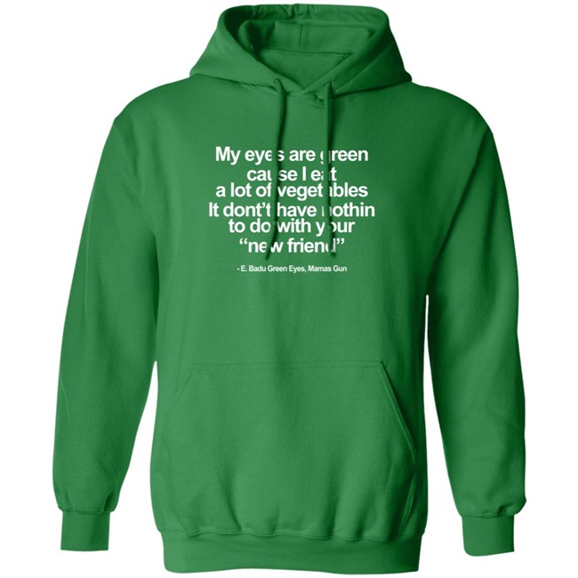 Badu World Market Green Eyes Mama's Gun Lyric Hoodie Paramore