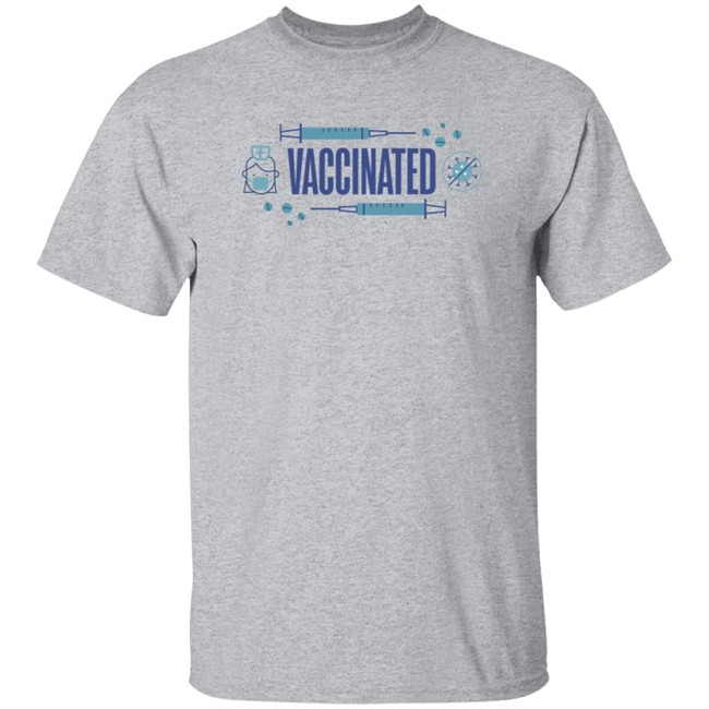 Vaccinated Short Sleeve Unisex Shirt Vaccinated Short Sleeve Unisex Shirt