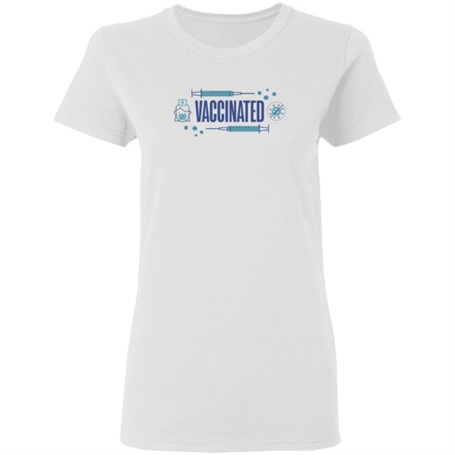 Vaccinated Short Sleeve Unisex Shirt Vaccinated Short Sleeve Unisex Shirt