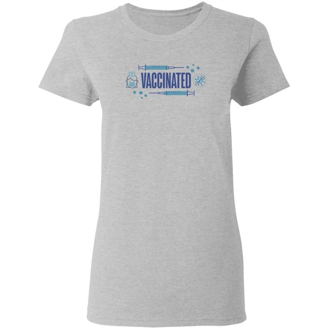 Vaccinated Short Sleeve Unisex Shirt Vaccinated Short Sleeve Unisex Shirt