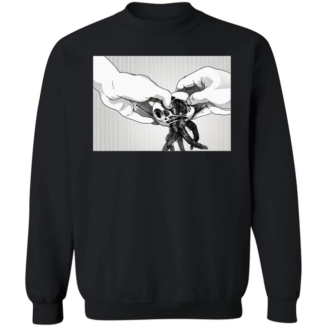 Fyyaa Horror Manga Hatch Tee Shirt Fyyaa Horror Manga Hatch Tee Shirt