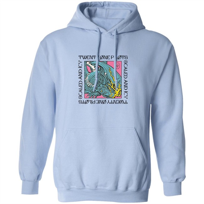 Twenty One Pilots Scaled And Icy Dragon Box Blue Long Sleeve T Shirt Twenty One Pilots Scaled And Icy Dragon Box Blue Long Sleeve T Shirt