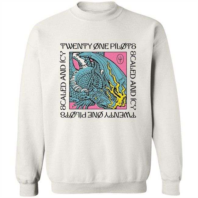 Twenty One Pilots Scaled And Icy Dragon Box Blue Long Sleeve T Shirt Twenty One Pilots Scaled And Icy Dragon Box Blue Long Sleeve T Shirt