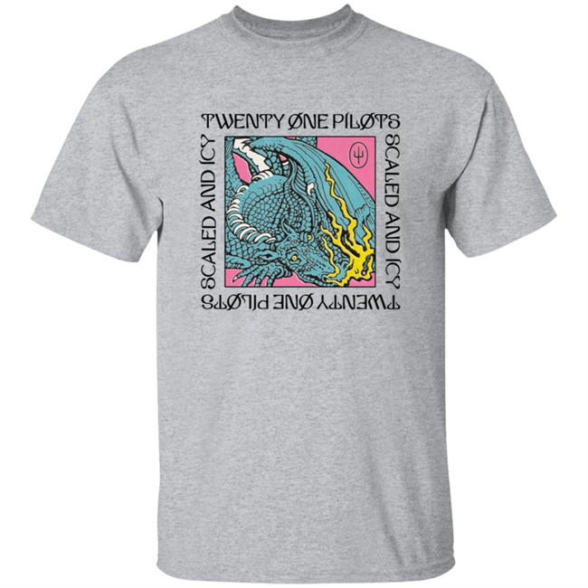 Twenty One Pilots Scaled And Icy Dragon Box Blue Long Sleeve T Shirt Twenty One Pilots Scaled And Icy Dragon Box Blue Long Sleeve T Shirt