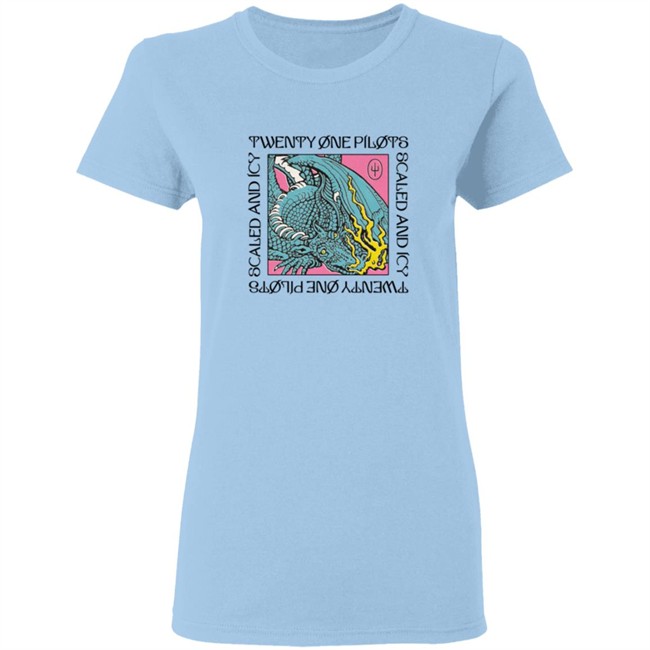 Twenty One Pilots Scaled And Icy Dragon Box Blue Long Sleeve T Shirt Twenty One Pilots Scaled And Icy Dragon Box Blue Long Sleeve T Shirt