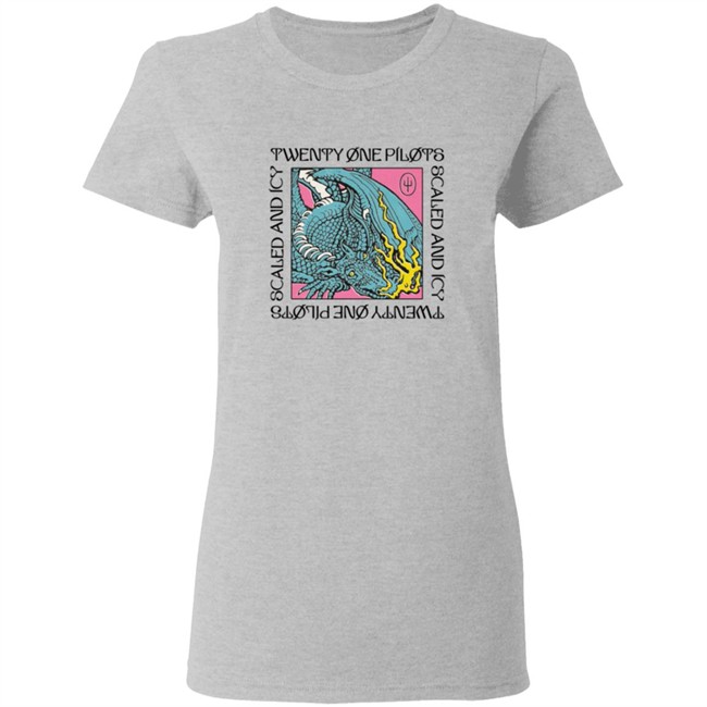 Twenty One Pilots Scaled And Icy Dragon Box Blue Long Sleeve T Shirt Twenty One Pilots Scaled And Icy Dragon Box Blue Long Sleeve T Shirt