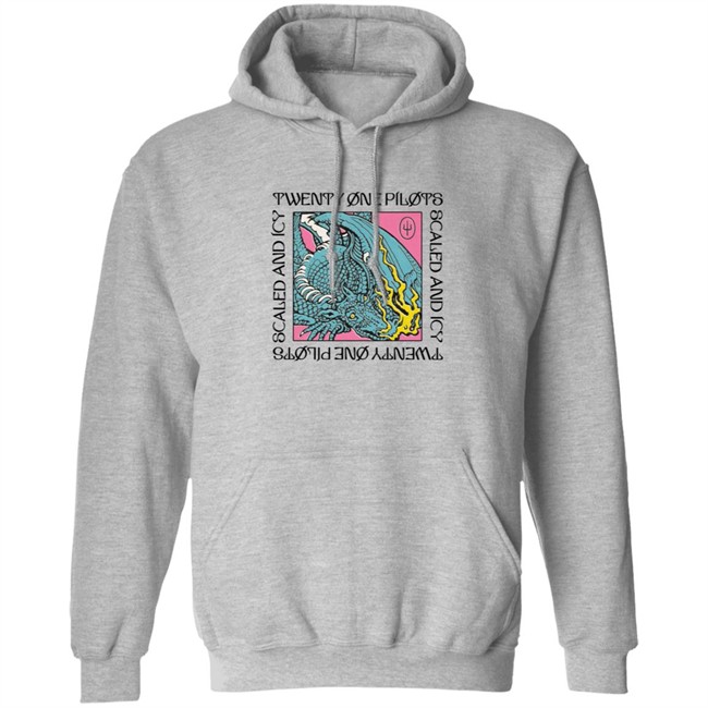 Twenty One Pilots Scaled And Icy Dragon Box Blue Long Sleeve T Shirt Twenty One Pilots Scaled And Icy Dragon Box Blue Long Sleeve T Shirt