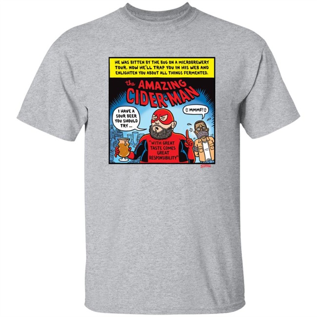 Ward Sutton The Amazing Cider Man T Shirt