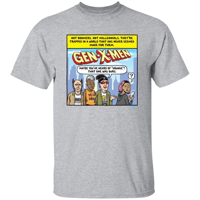 Ward Sutton Gen X Men Gray T Shirt