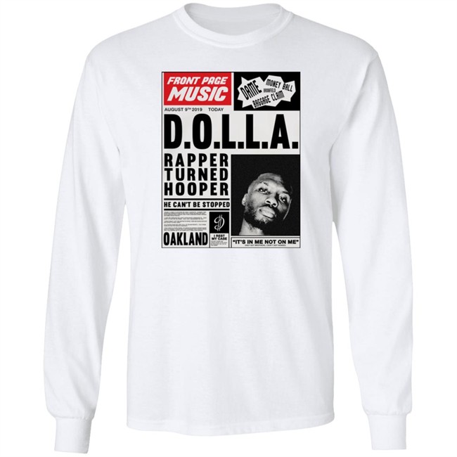 Damian Lillard Front Page Music Long Sleeve Tee