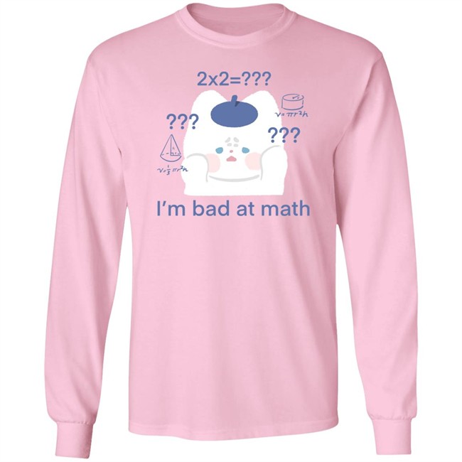 Maobabie I'm Bad At Math Shirt Jennie Maobabie I'm Bad At Math Shirt Jennie