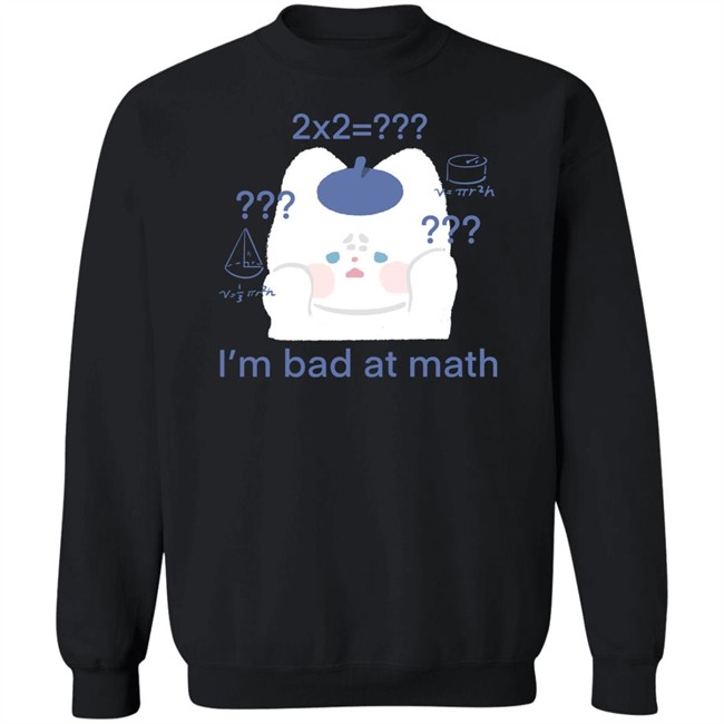 Maobabie I'm Bad At Math Shirt Jennie Maobabie I'm Bad At Math Shirt Jennie