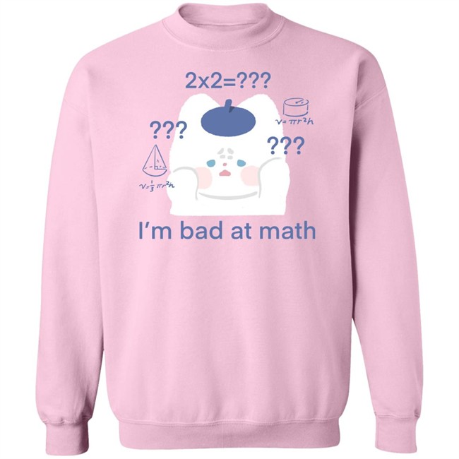 Maobabie I'm Bad At Math Shirt Jennie Maobabie I'm Bad At Math Shirt Jennie