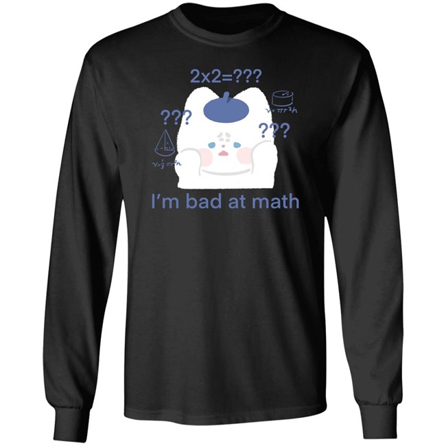 Maobabie I'm Bad At Math Shirt Jennie Maobabie I'm Bad At Math Shirt Jennie