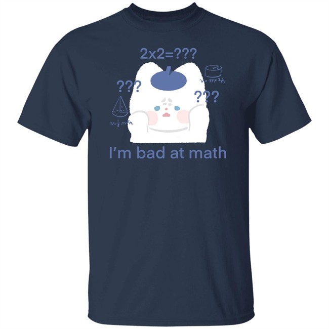 Maobabie I'm Bad At Math Shirt Jennie Maobabie I'm Bad At Math Shirt Jennie