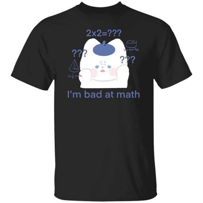 Maobabie I'm Bad At Math Shirt Jennie Maobabie I'm Bad At Math Shirt Jennie