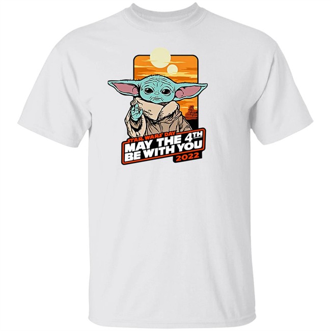 Grogu Star Wars May The 4Th Be With You 2022 Shirt Shop Disney