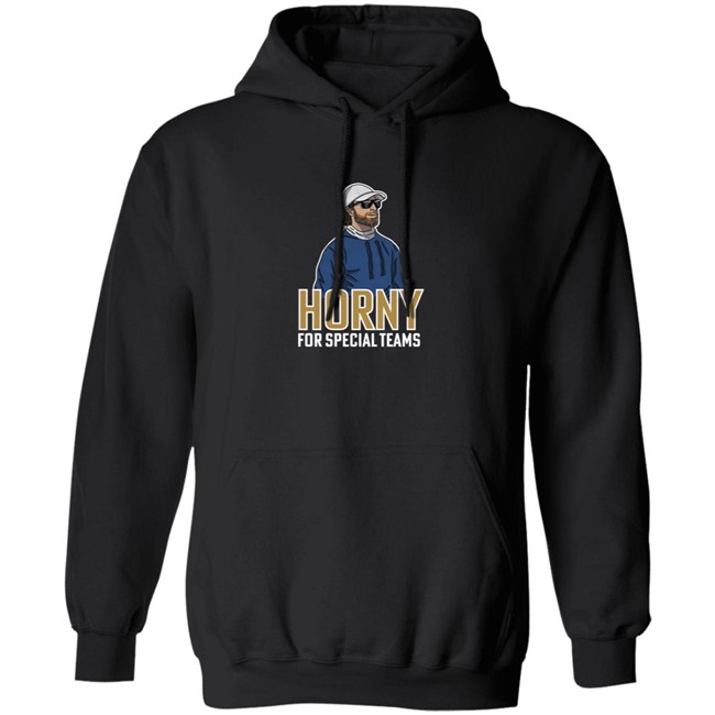 Horny For Special Teams Long Slevve Tee Shirt Horny For Special Teams Long Slevve Tee Shirt