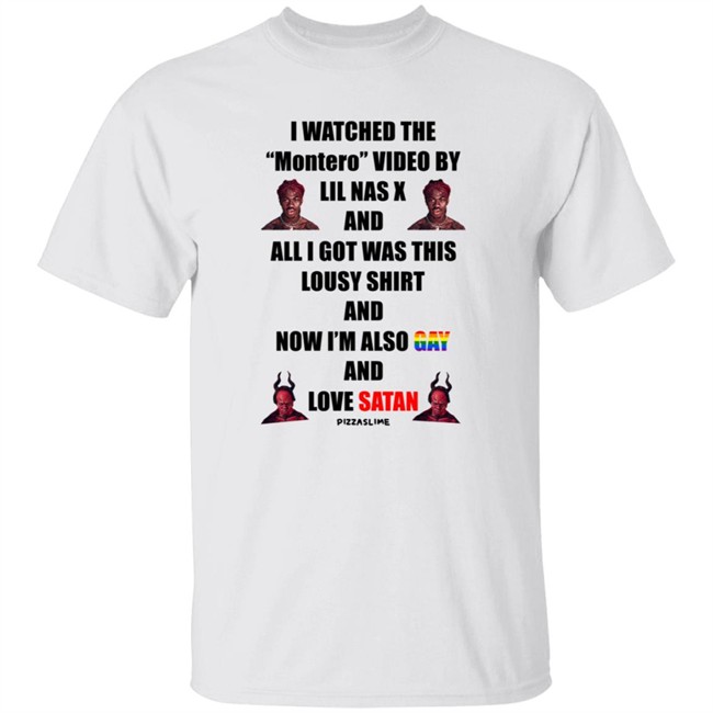 Lil Nas X X Pizzaslime The Lousy Montero Shirt