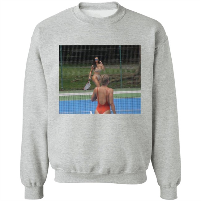 Saint Pablo Merch Kim Tennis White Long Sleeve T Shirt Saint Pablo Merch Kim Tennis White Long Sleeve T Shirt