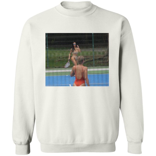 Saint Pablo Merch Kim Tennis White Long Sleeve T Shirt Saint Pablo Merch Kim Tennis White Long Sleeve T Shirt