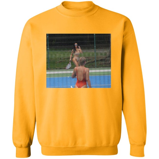 Saint Pablo Merch Kim Tennis White Long Sleeve T Shirt Saint Pablo Merch Kim Tennis White Long Sleeve T Shirt