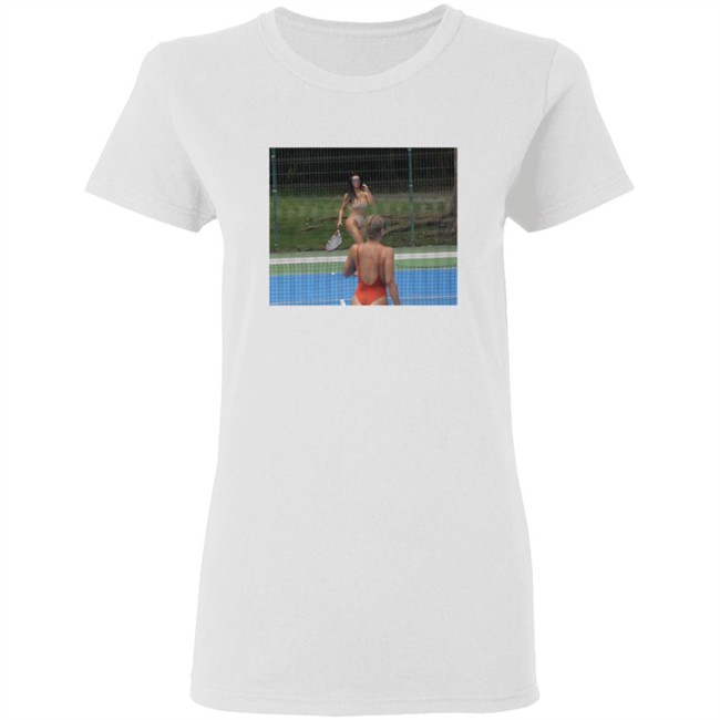 Saint Pablo Merch Kim Tennis White Long Sleeve T Shirt Saint Pablo Merch Kim Tennis White Long Sleeve T Shirt