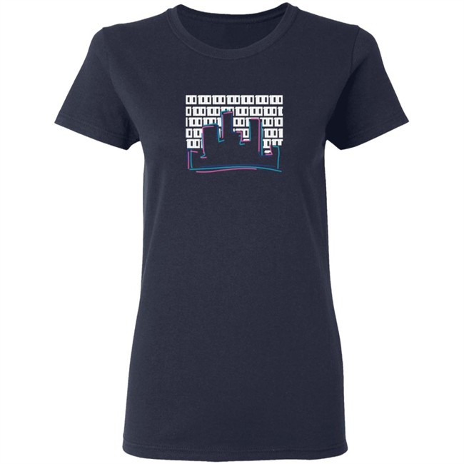 Iconografi Neon Skyline T Shirt Iconografi Neon Skyline T Shirt