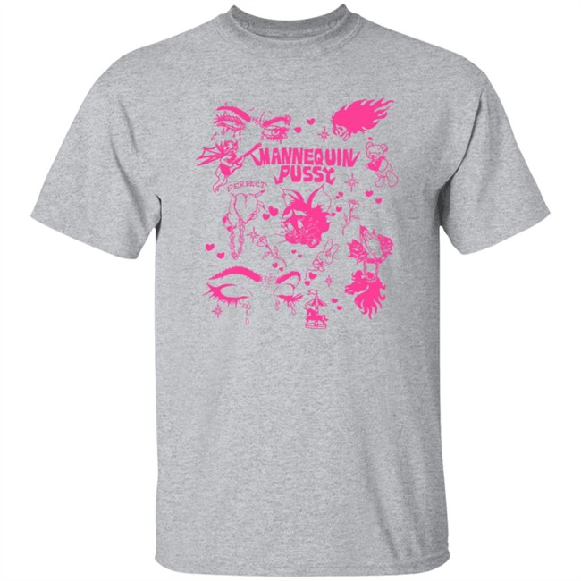 Mannequin Pussy Merch Tattoo Flash T Shirt Mannequin Pussy Merch Tattoo Flash T Shirt