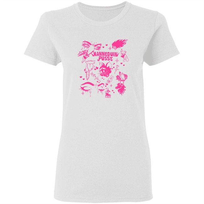 Mannequin Pussy Merch Tattoo Flash T Shirt Mannequin Pussy Merch Tattoo Flash T Shirt