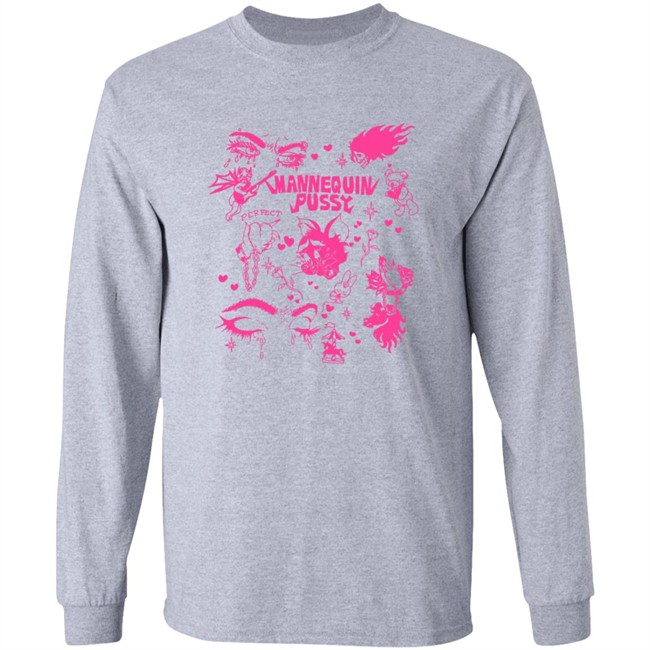Mannequin Pussy Merch Tattoo Flash T Shirt Mannequin Pussy Merch Tattoo Flash T Shirt