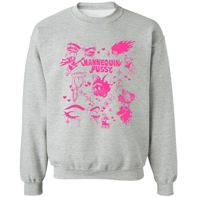 Mannequin Pussy Merch Tattoo Flash T Shirt Mannequin Pussy Merch Tattoo Flash T Shirt