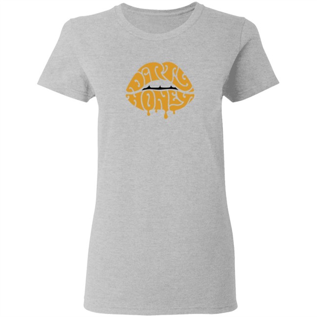 Dirty Honey Shop Redstar Merch Lips Lp Tee Dirty Honey Shop Redstar Merch Lips Lp Tee