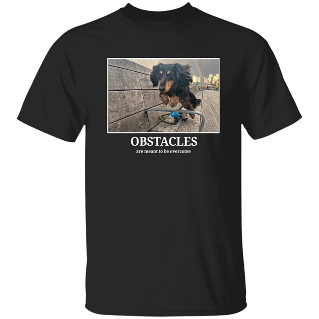 Rigatoni Dog Obstacles Are Meant To Be Overcome Shirt Nicole Rosa