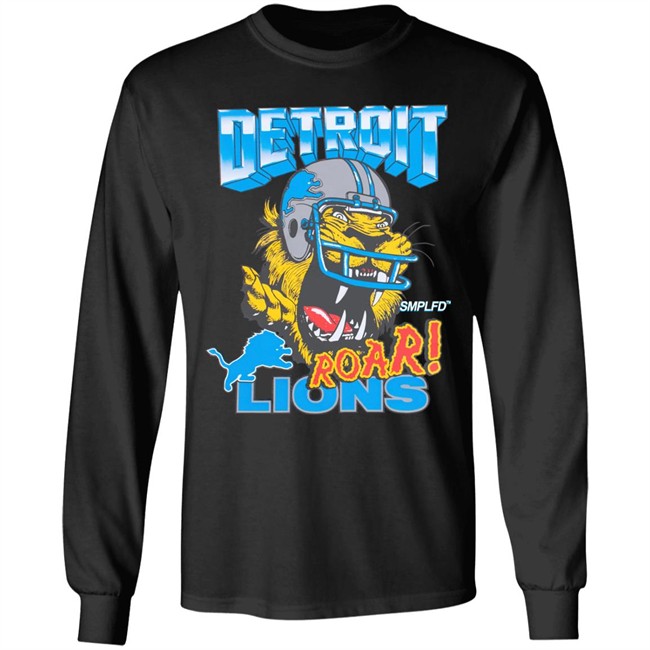 Smplfd X Lions Roar Tee Detroit Lions Smplfd Clothing Merch Smplfd X Lions Roar Tee Detroit Lions Smplfd Clothing Merch