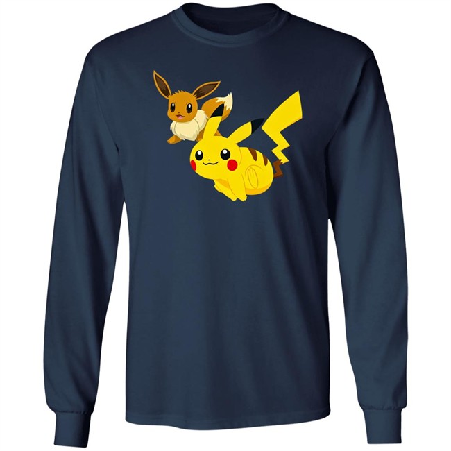 Pikachu And Flareon Pokemon Shirt Graniph Pikachu And Flareon Pokemon Shirt Graniph