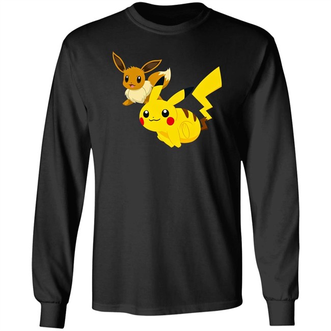 Pikachu And Flareon Pokemon Shirt Graniph Pikachu And Flareon Pokemon Shirt Graniph