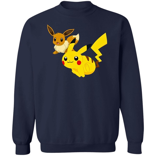Pikachu And Flareon Pokemon Shirt Graniph Pikachu And Flareon Pokemon Shirt Graniph